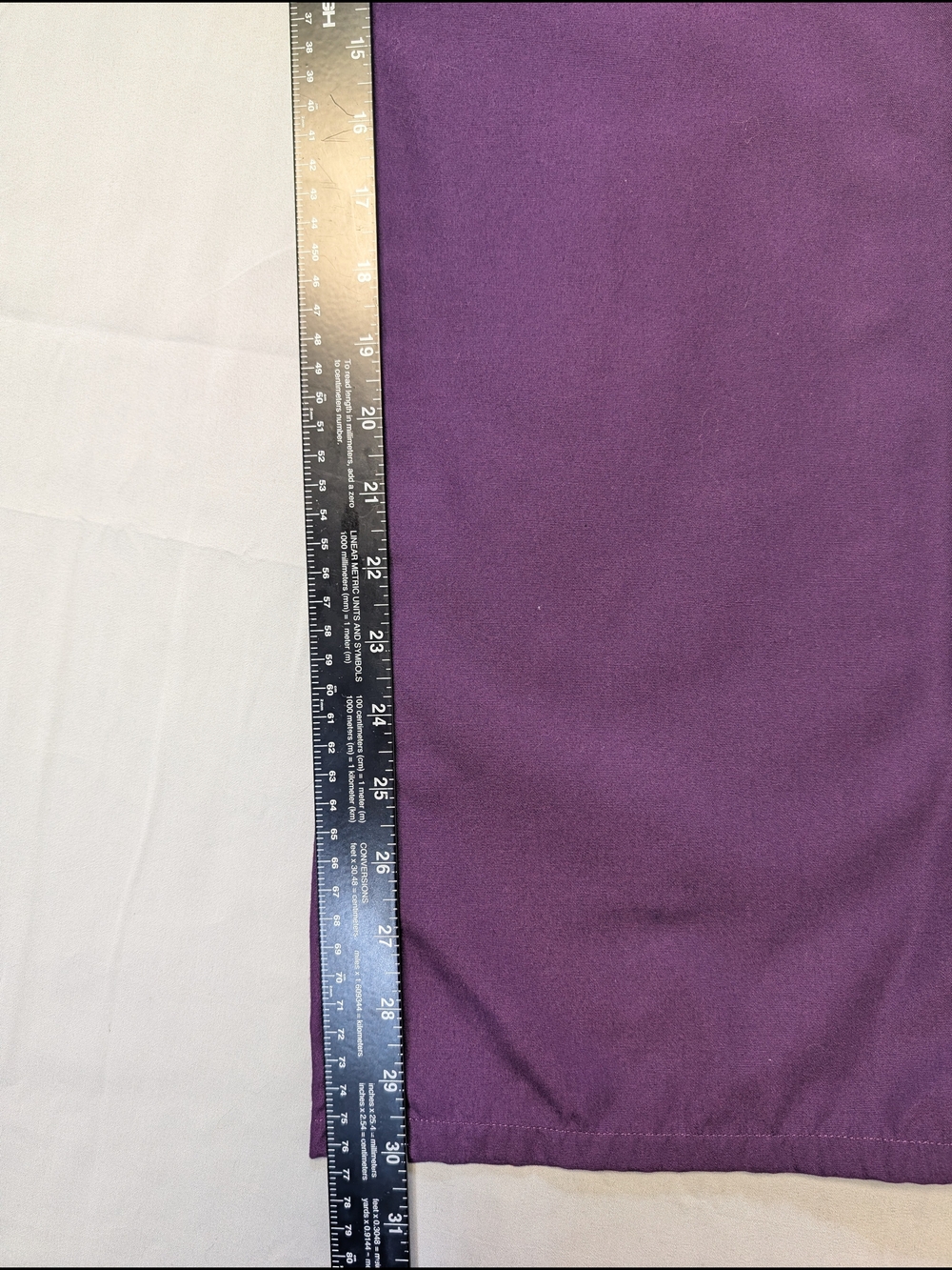 Cherokee Workwear Authentic Scrubs Women's Size M Top and Pants Eggplant Color - Picture 11 of 14